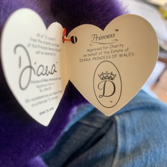 Ty Princess Beanie Buddy plush bear 14” - Picture 5 of 7